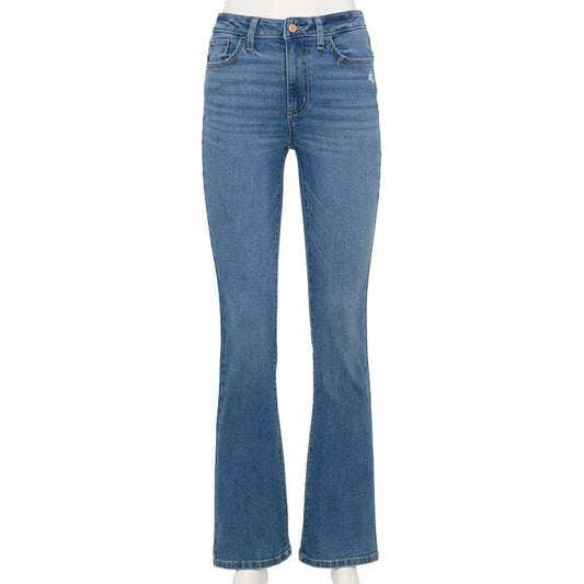 Women's Sonoma Goods For Life High Rise Flare Leg Jeans - Med Wash - 16 - NWT