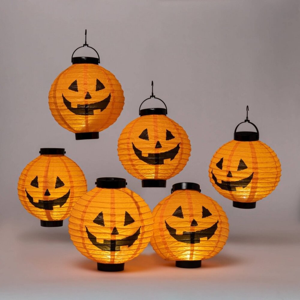 Halloween LED Paper Lanterns  3 Box Bundle