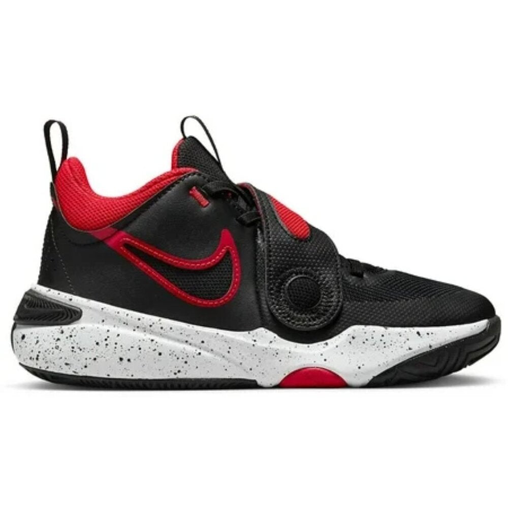 Kid's Nike Hustle D 11 Basketball Shoes - Black & University Red - 5Y - NIB