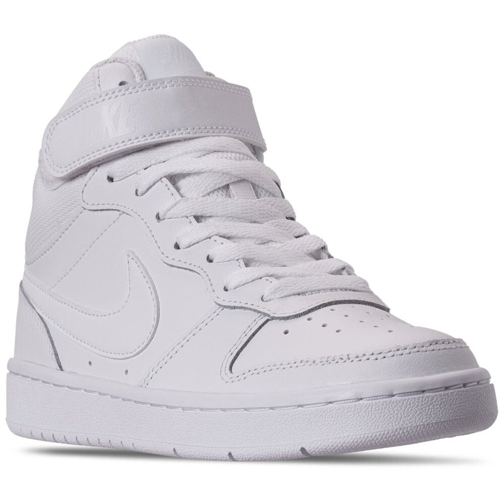 Kid's Nike Court Borough Mid 2 Sneakers - White - 7Y - NIB