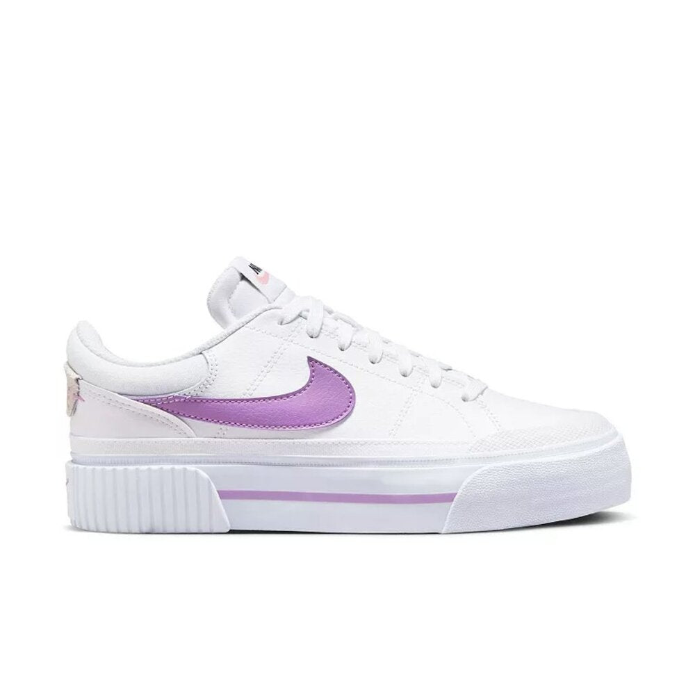 Women's Nike Court Legacy Lift Shoes - White & Rush Fuchsia - 10.5 - NIB