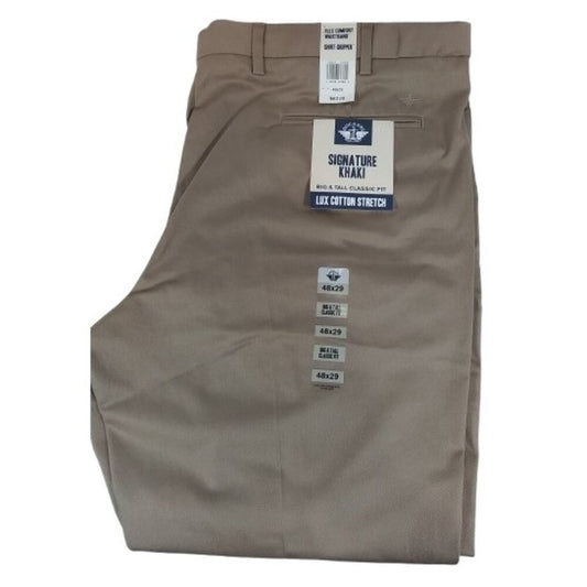 Men's Dockers Big & Tall Signature Khaki Classic Fit Pants - Timberwolf - 48x29