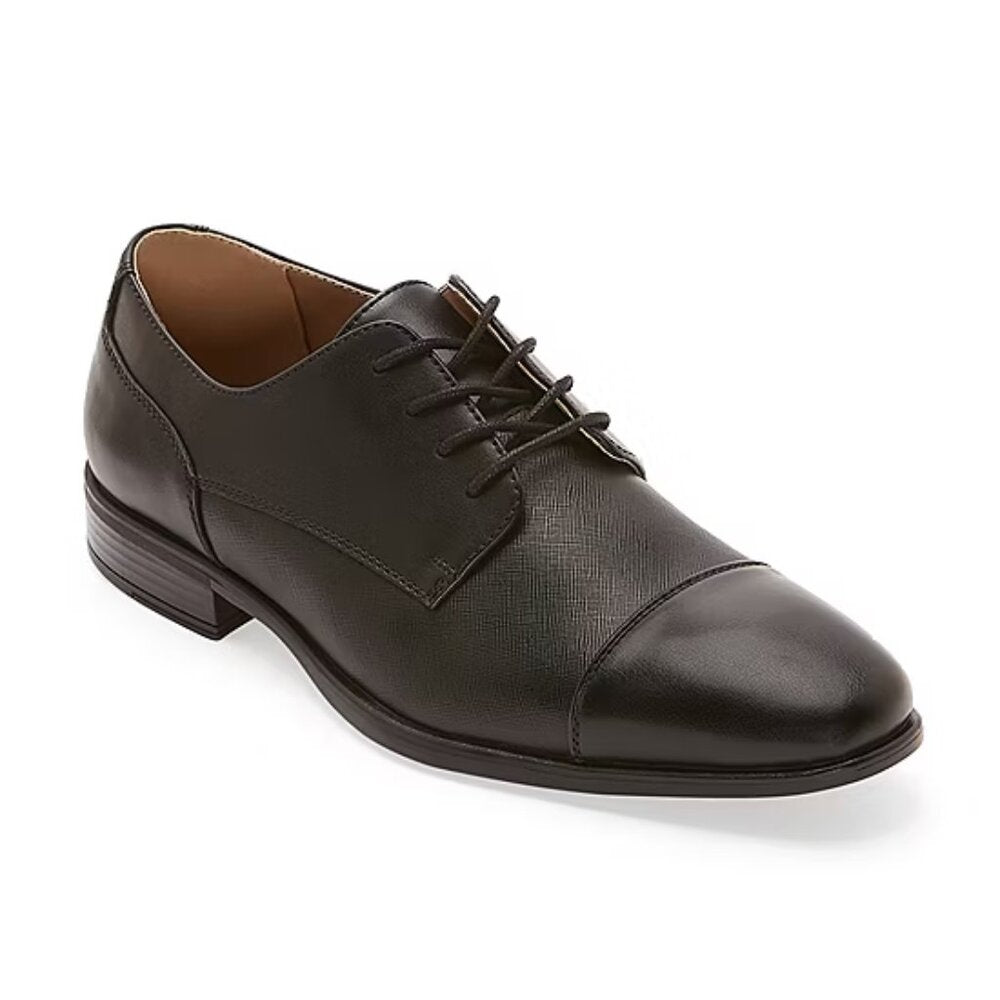 Men's JF J Ferrar Brody Oxford Dress Shoes - Black - 8W - NIB