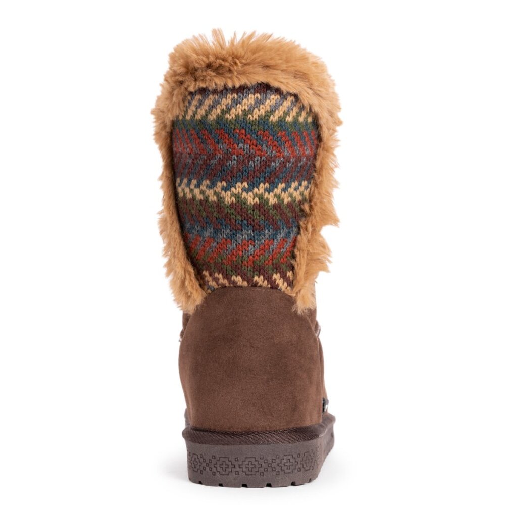 Women's Essentials by Muk Luks Carey Boots - Brown Spice - 9 - NWT