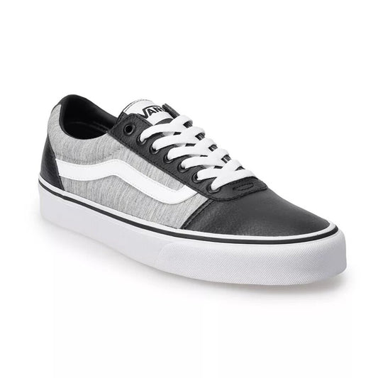 Men's Vans Ward Drizzle Casual Sneakers - Med Grey Drizzle - 10 - NIB