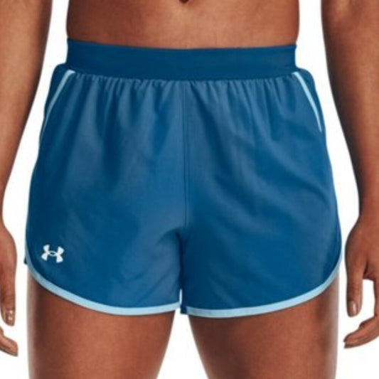 Women's Under Armour Fly By 2.0 Running Shorts - Cruise Blue - X-Small - NWT