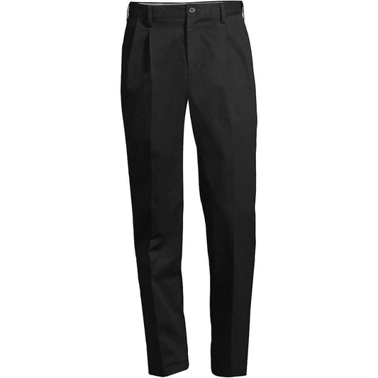 Men's Lands' End Comfort Waist Pleated No Iron Chino Pants 32x36 NWOT