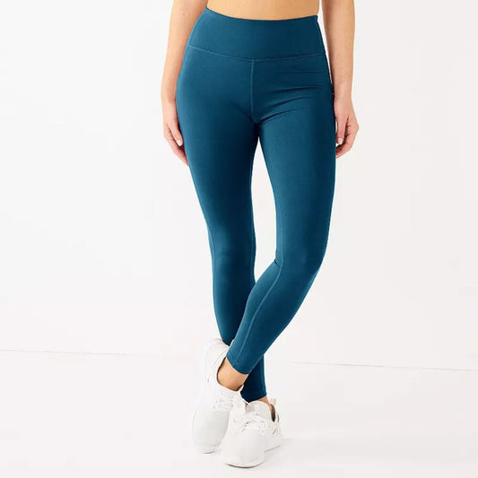 Women's Tek Gear Petite Ultrastretch High-Waisted Leggings - Blue Crayon - PXS
