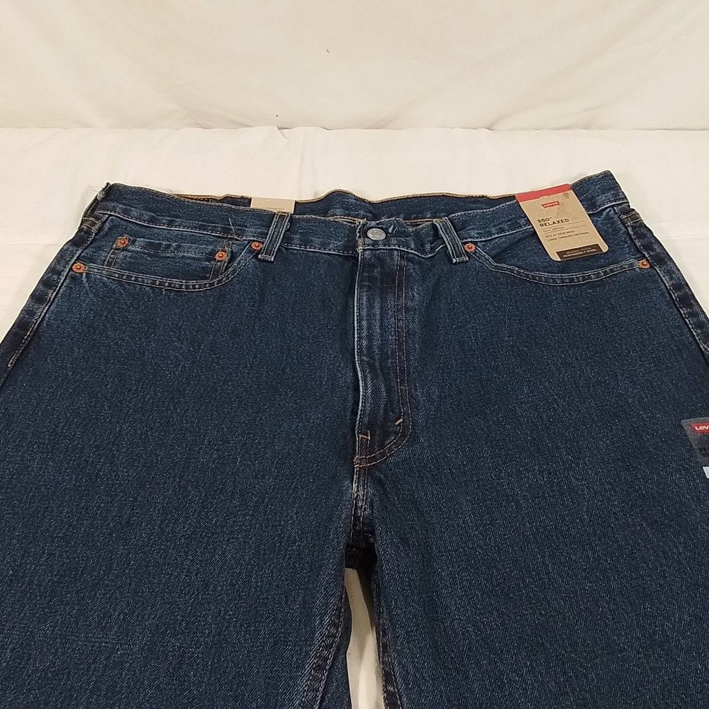 Men's Levi's 550 Relaxed Fit Jeans - Dark Stonewash - 38 x 30 - NWT