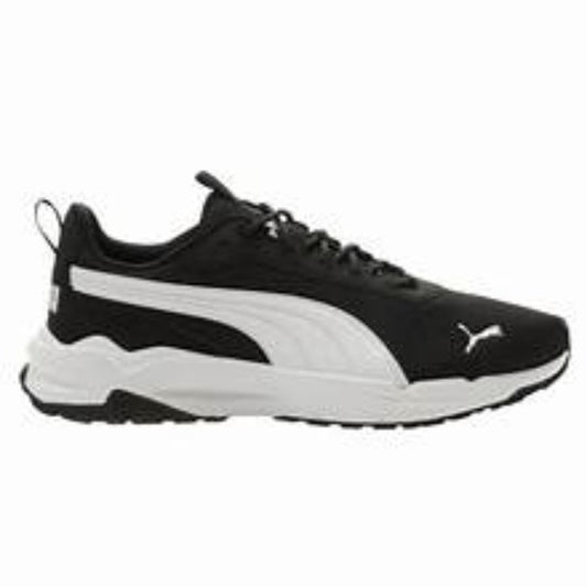 Men's Puma Zip C Lightweight Running Shoes - Black & White - Var Szs - NIB