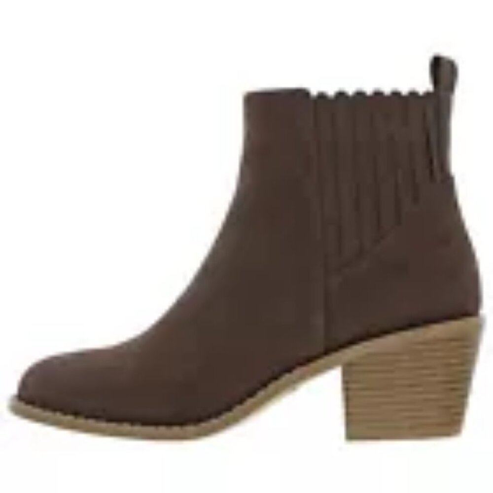 Women's Draper James Elle Ankle Booties - Brown - 9 - NIB