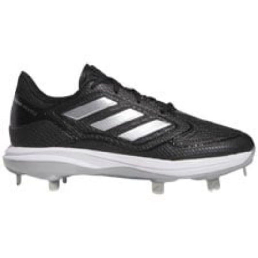 Women's Adidas Adizero Purehustle 3 Metal Softball Cleats - Black & Silver - 7