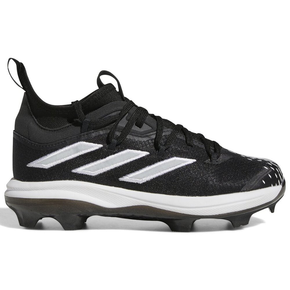 Boy's Adidas Adizero Afterburner NWV K Baseball Cleats - Black & White  4 - NWT