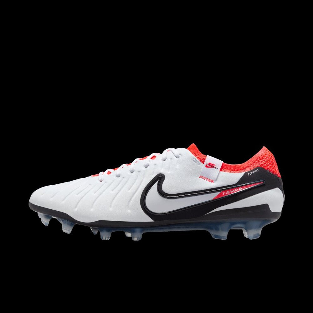 Men's Tiempo Legend 10 Elite FG Soccer Cleat - White & Crimson - 5.5 - NWOB