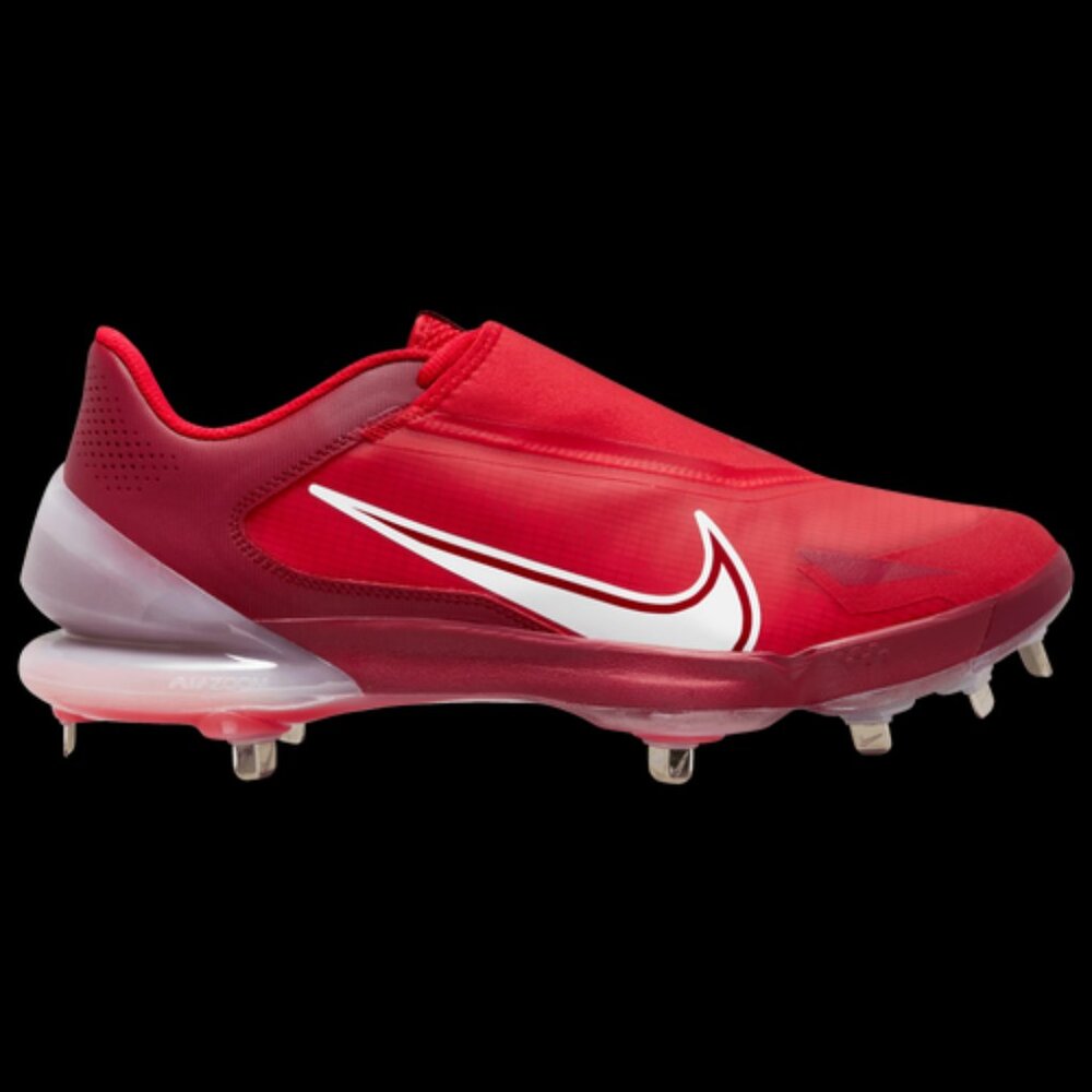 Men's Nike Force Zoom Trout 8 Pro Metal Baseball Cleats - University Red - 8.5