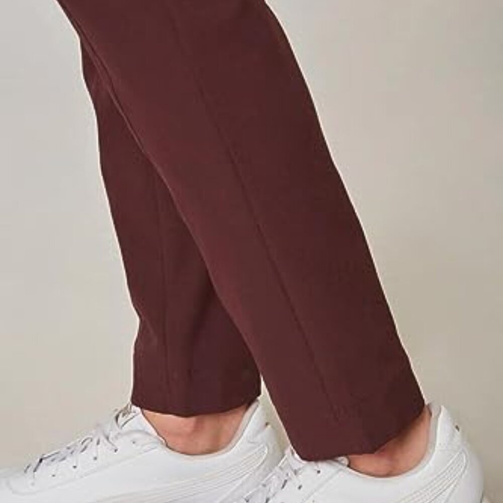 Women's Mondetta Lined Tailored Travel Pants - Brown - 4 - NWT