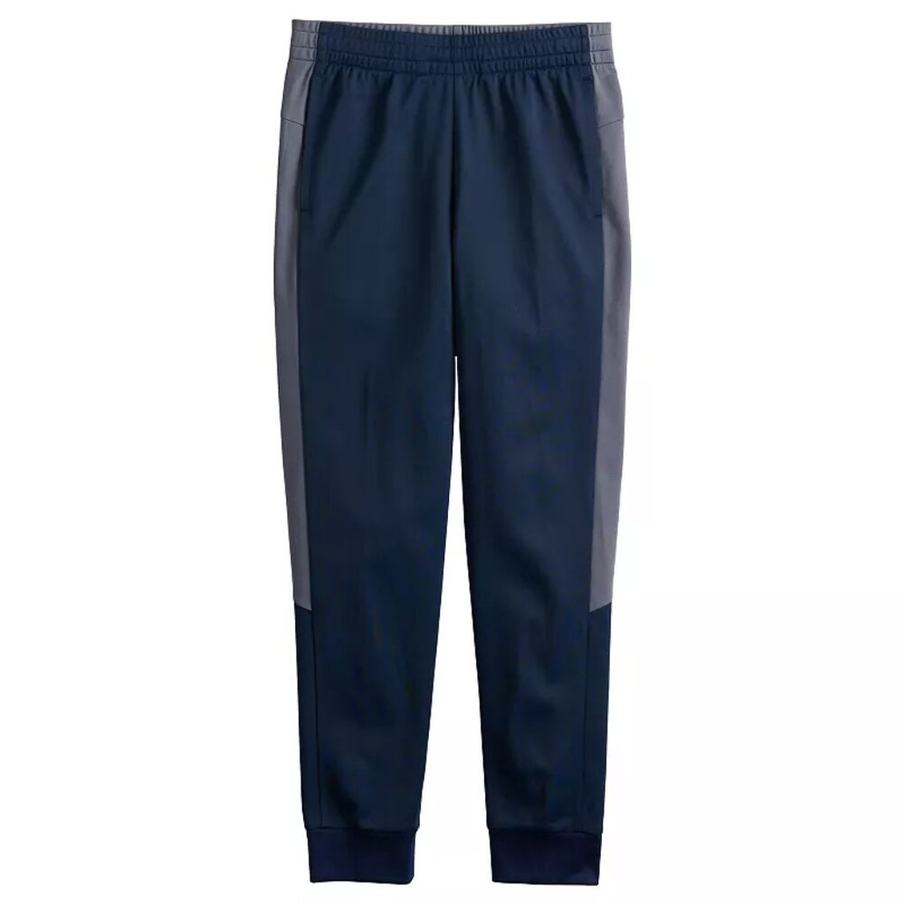 Boy's Tek Gear Active Tricot Joggers - Dark Blue Smokey Slate - X-Large - NWOT
