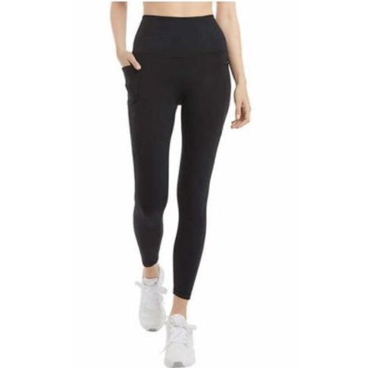 Women's Danskin High Rise 7/8 Leggings - Black Salt - Medium - NWT