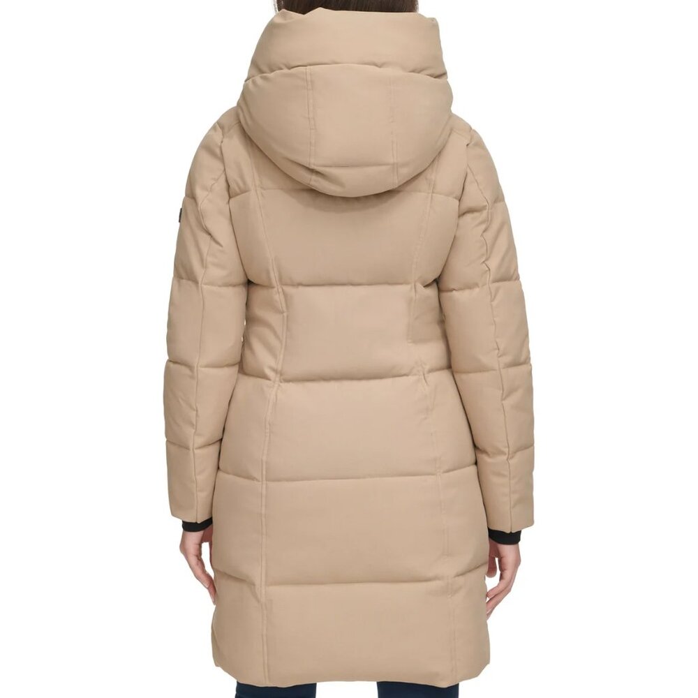 Calvin Klein Women's Oxford Puffer Jacket - Lsrge - True Khaki - NWOT