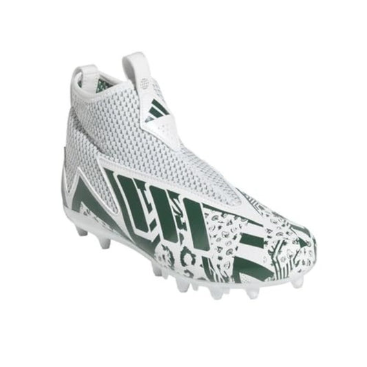 Big Boy's Adidas Freak Spark J 23 Mismatch Football Cleats - Dragon Green - 6 -