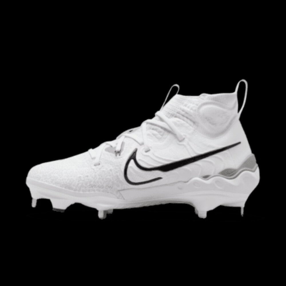 Men's Nike Alpha Huarache NXT Baseball Cleats - White/Black/Grey - 11 - NIB