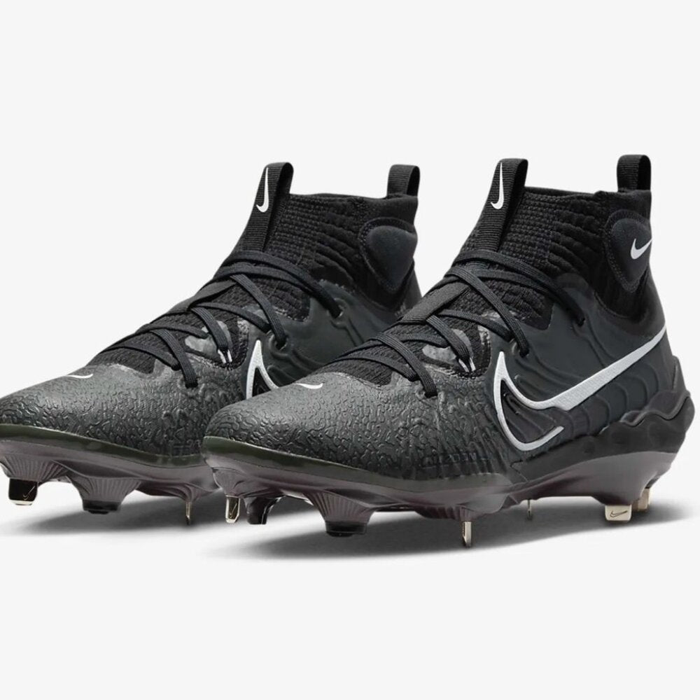 Men's Nike Alpha Huarache NXT Baseball Cleats - Black/Smoke Grey - 11.5 - NIB