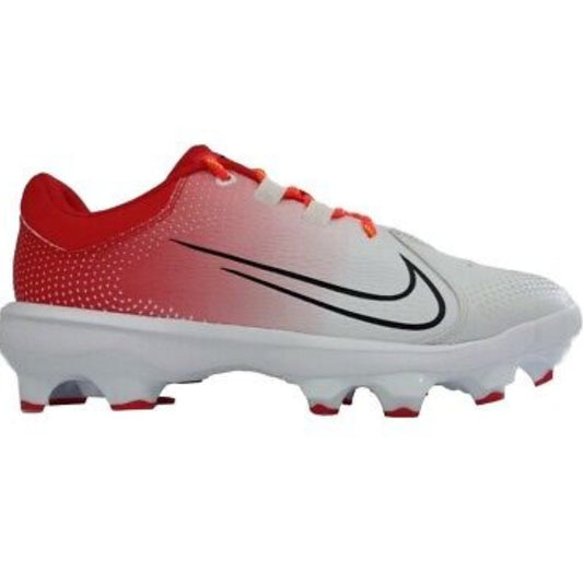 Women's Nike Hyperdiamond 4 Pro MCS Molded Softball Cleats - Red & White - 9