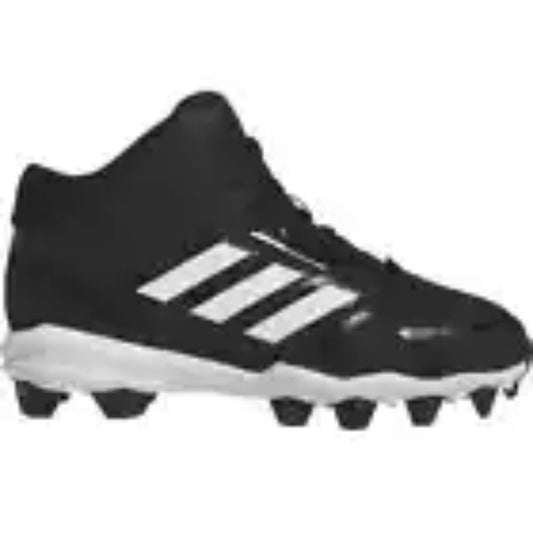 Men's Adidas Icon 8 Mid MD Molded Baseball Cleats - Black & White - Var Szs -NWT