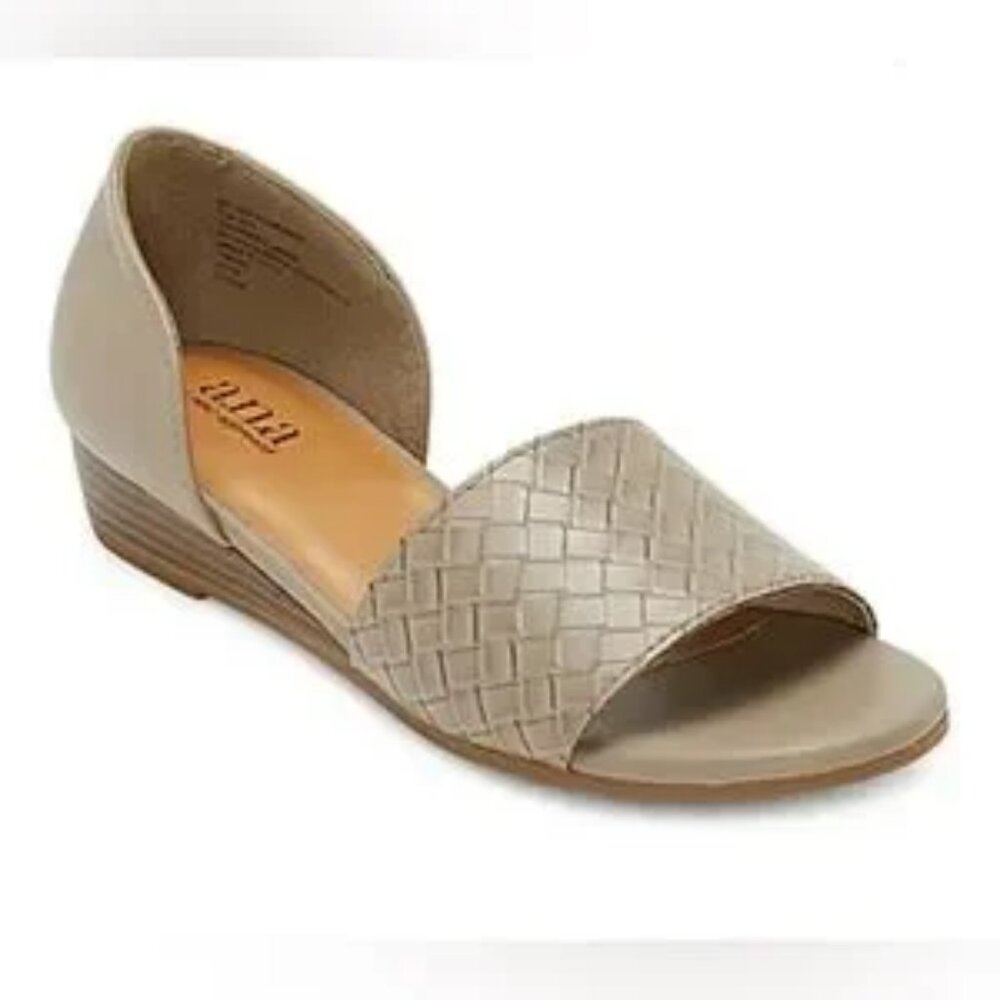 Women's a.n.a. Pearlman Wedge Sandals - Porchini - 7.5 - NIB