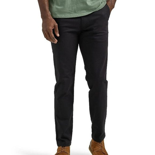 Lee Men's Extreme-Motion MVP Slim-Fit Straight-Leg Pants - 42x32 - Black - NWT