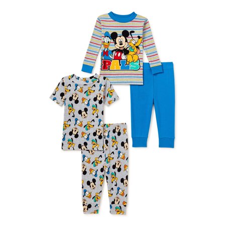 Disney Junior Toddler Boys' 4 Piece Pajama Set 4T NWT