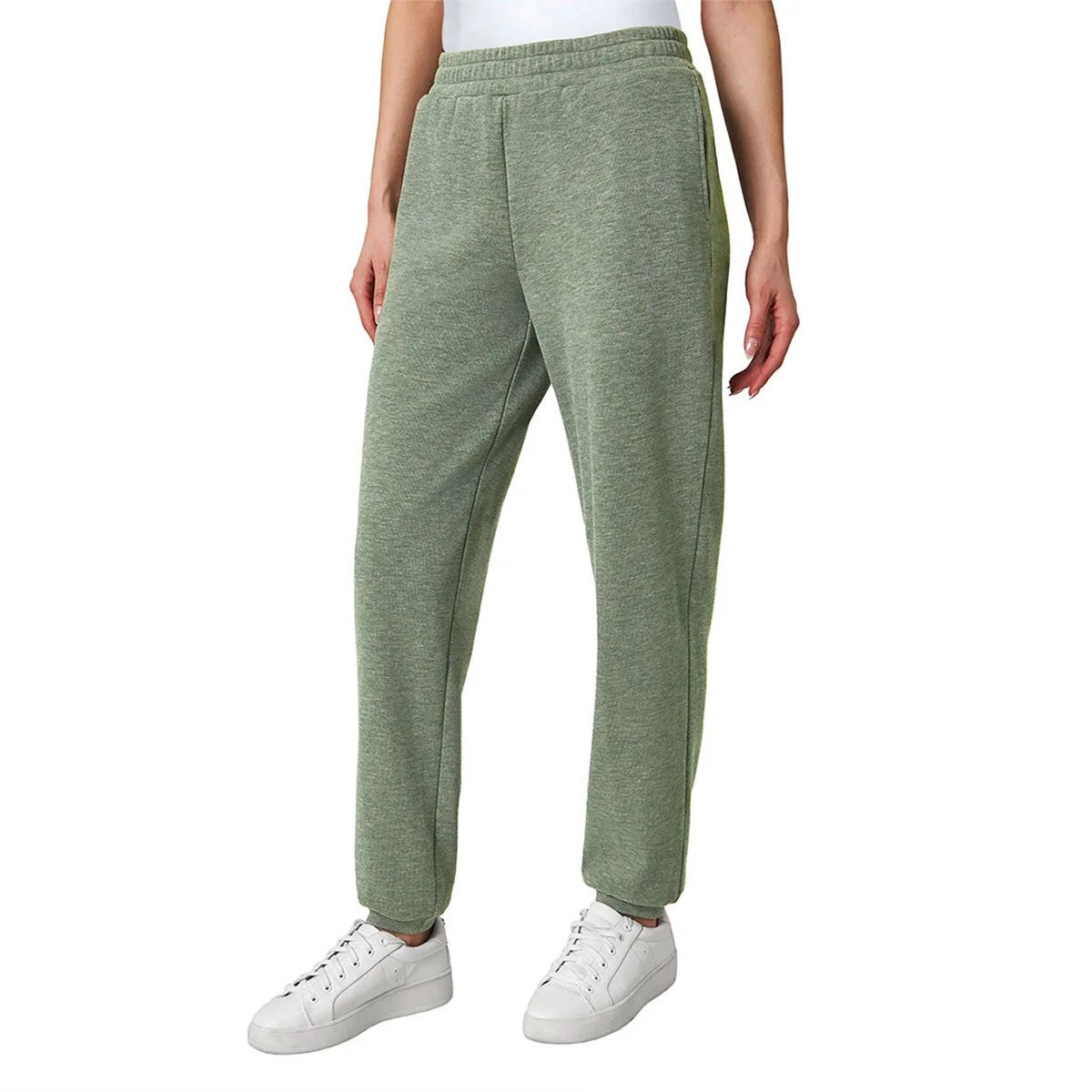 Mondetta Women's Fleece Jogger Various Sizes Heather Green NWT
