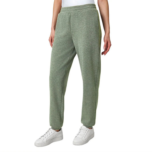 Mondetta Women's Fleece Jogger S Heather Green NWT