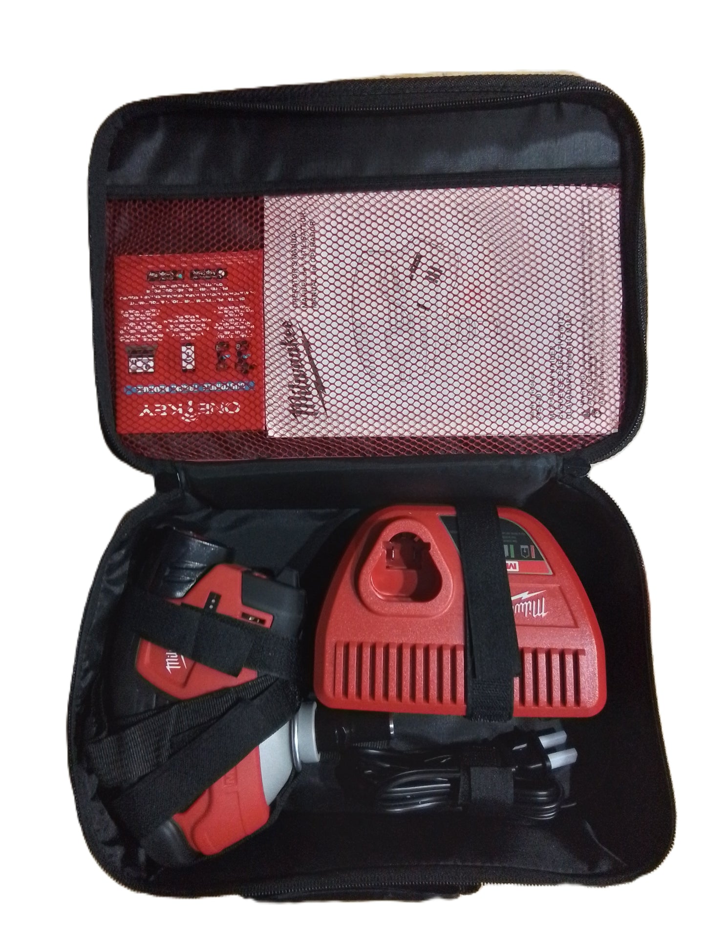 Milwaukee M12 Cordless Palm Nailer Kit 2458-21 Used/Excellent