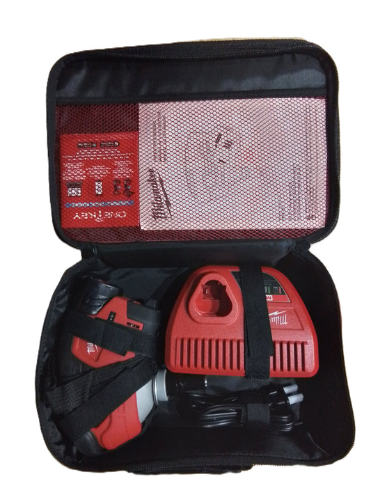 Milwaukee M12 Cordless Palm Nailer Kit 2458-21 Used/Excellent