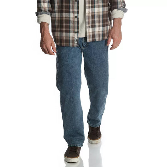 Men's Wrangler Regular Fit Straight Leg Jeans - Medium Stone - 32x32 - NWT