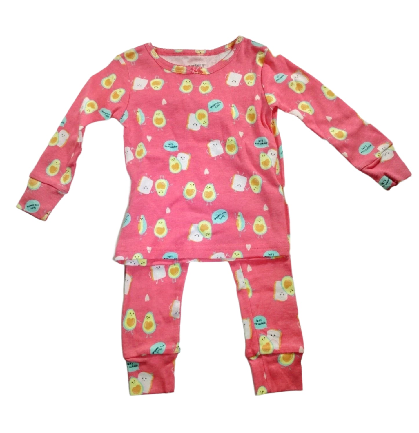 Baby Girl's Carter's 4 Pc Avocado Toast PJ Set - Var Szs - NWT