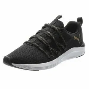 Women's Puma Prowl Knit Training Sneakers - Black & Gold - 7.5 - NIB