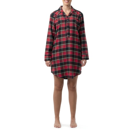 Wrangler Women's Long Sleeve Flannel Sleepshirt 3XL NWT