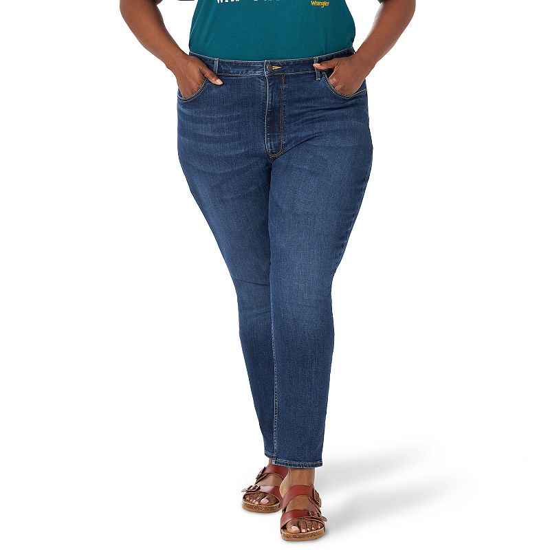 Women's Wrangler High Rise Unforgettable Skinny Jeans Marina 16W NWT