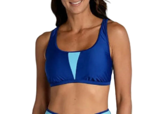 Xersion Mesmerizing Strappy Back Bralette-Navy-Various Sizes-NWT