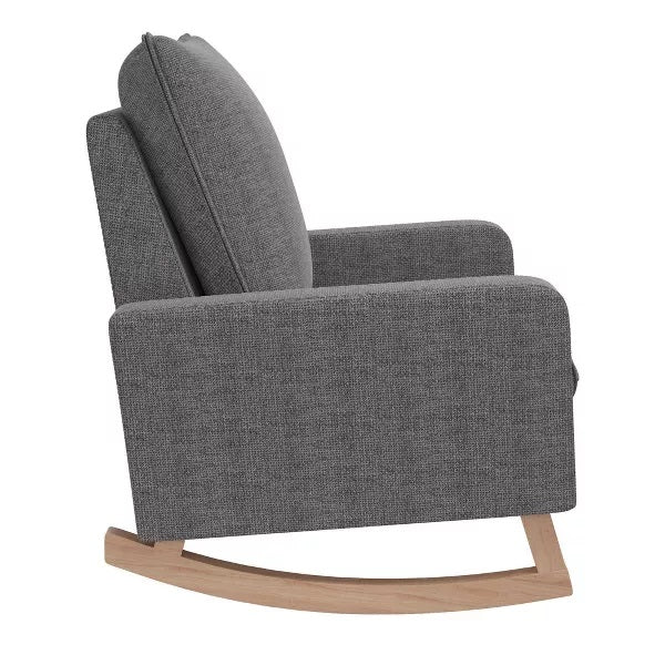 Novogratz Zayne Rocking Chair Gray. Open Box