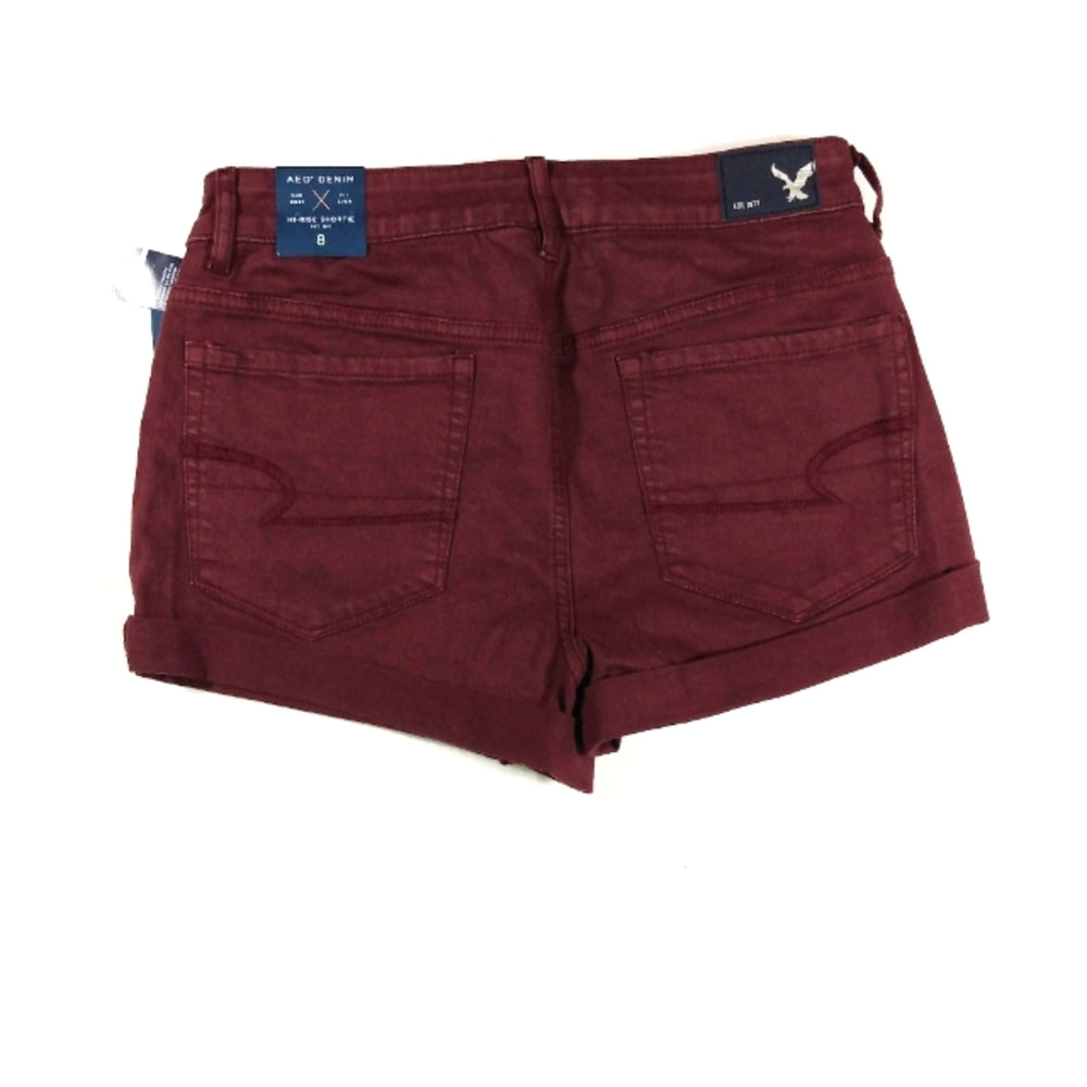 American Eagle Women's Shorts-Maroon-12-NWT