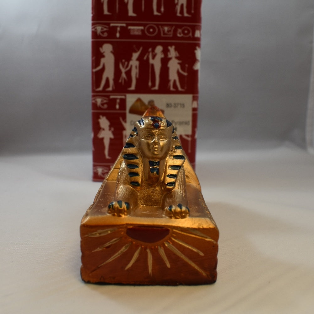 Colorful Sphinx & Pyramid Decor- New In Box