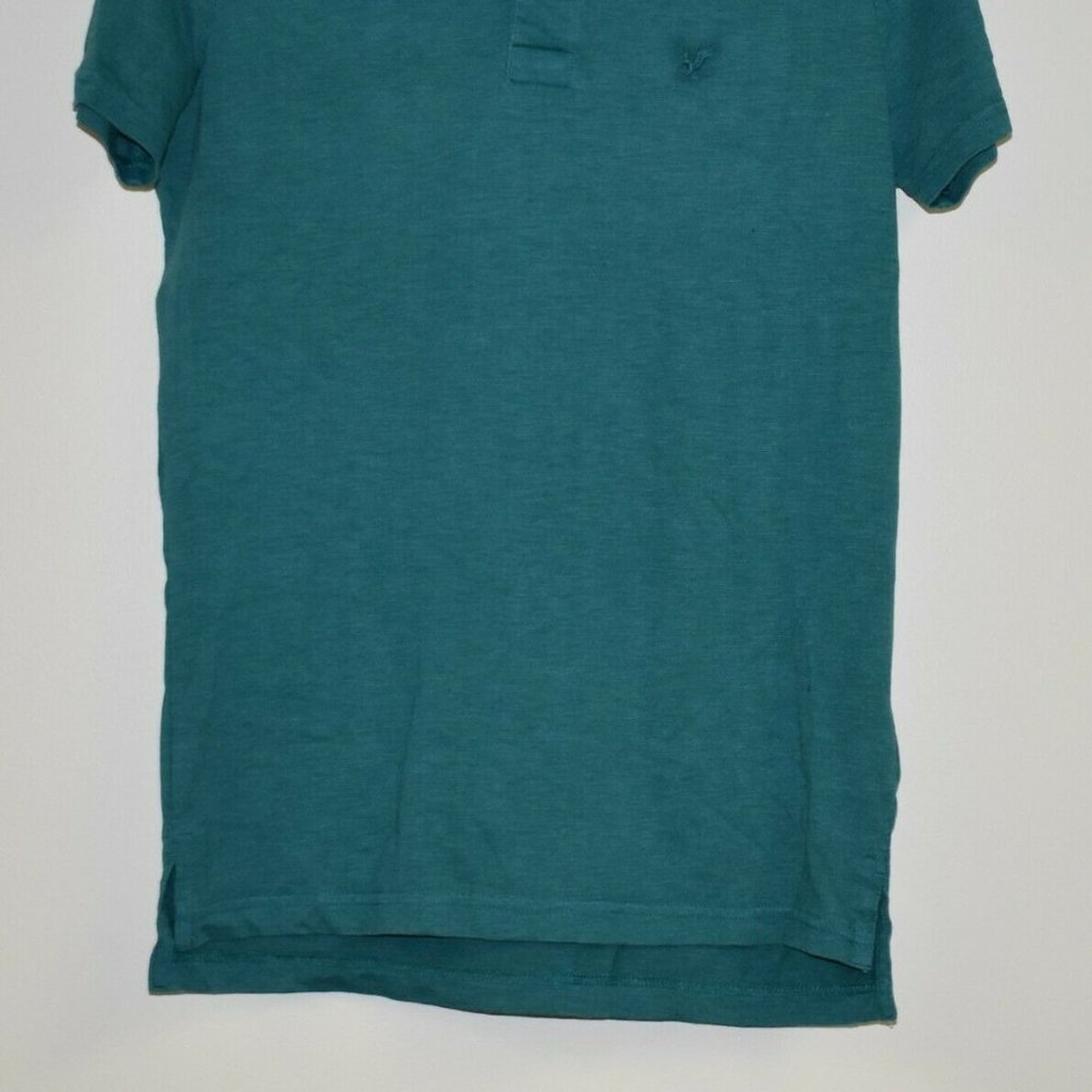 American Eagle Outfitters Mens Polo Shirt Green