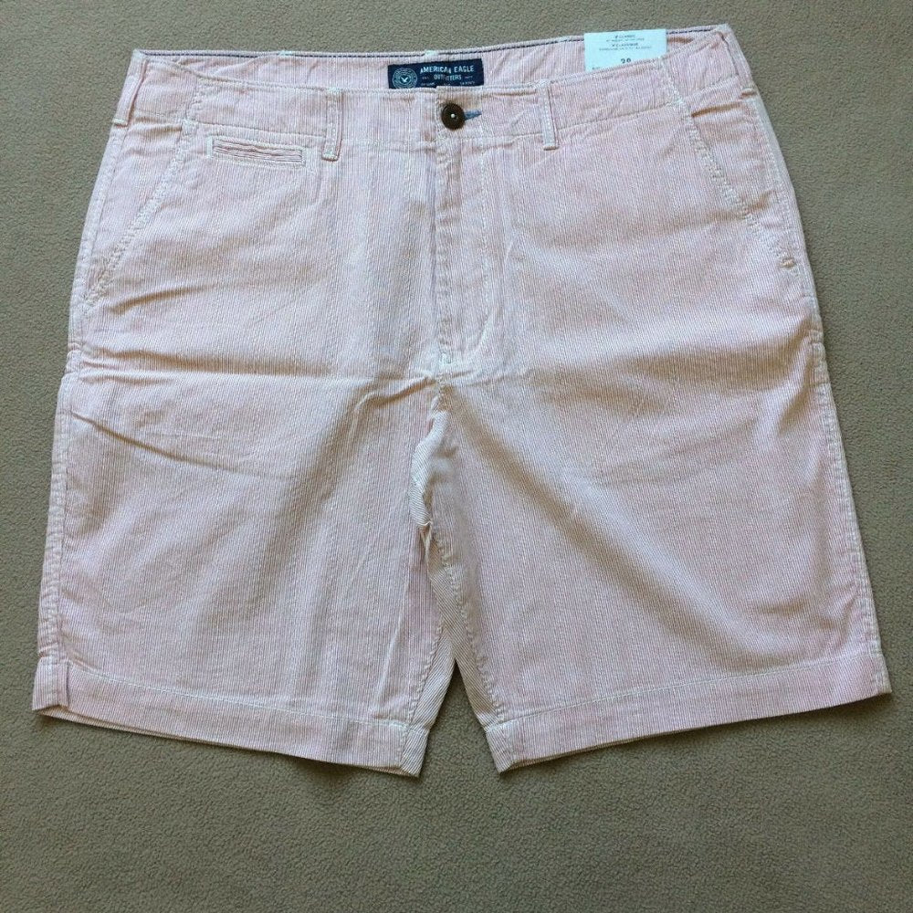 AE Mens Classic Shorts - Red Cored - Size 32 or 40-New with Tags