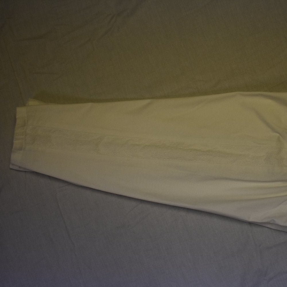 Croft & Barrow Stretch Mid Rise Capri-Bright White-New with Tags