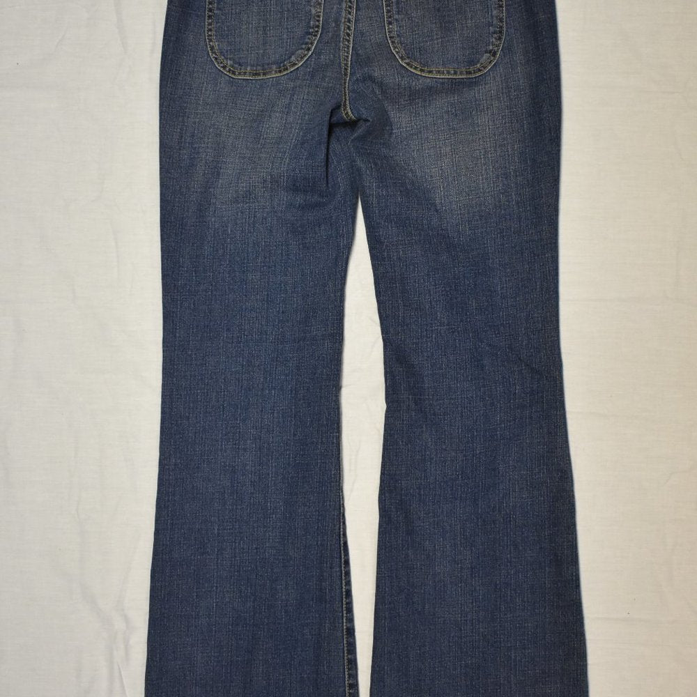 Sonoma Wide Leg High Rise Crop Jeans-Rinse-New with Tags