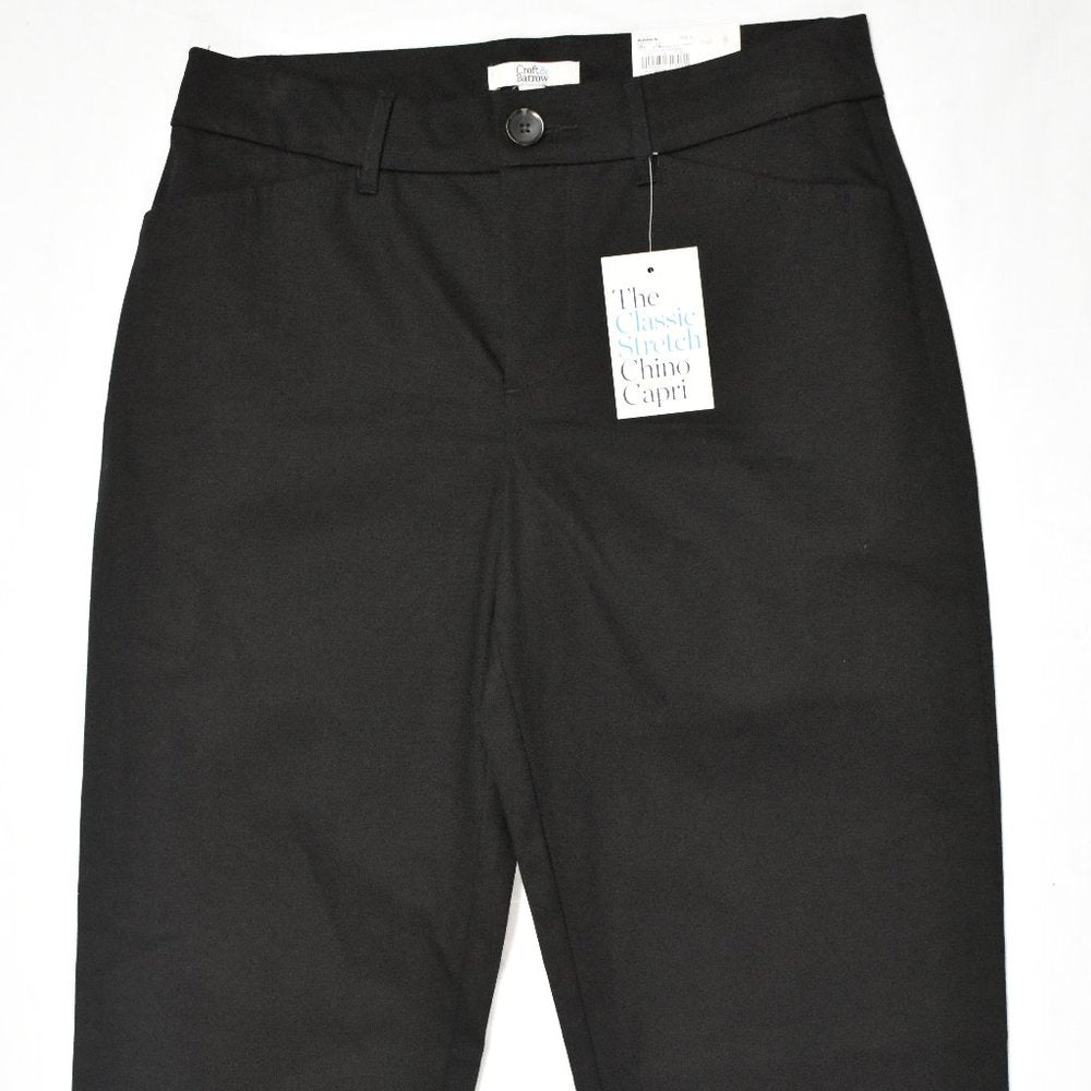 Croft & Barrow Capris Mid Rise Straight Hip