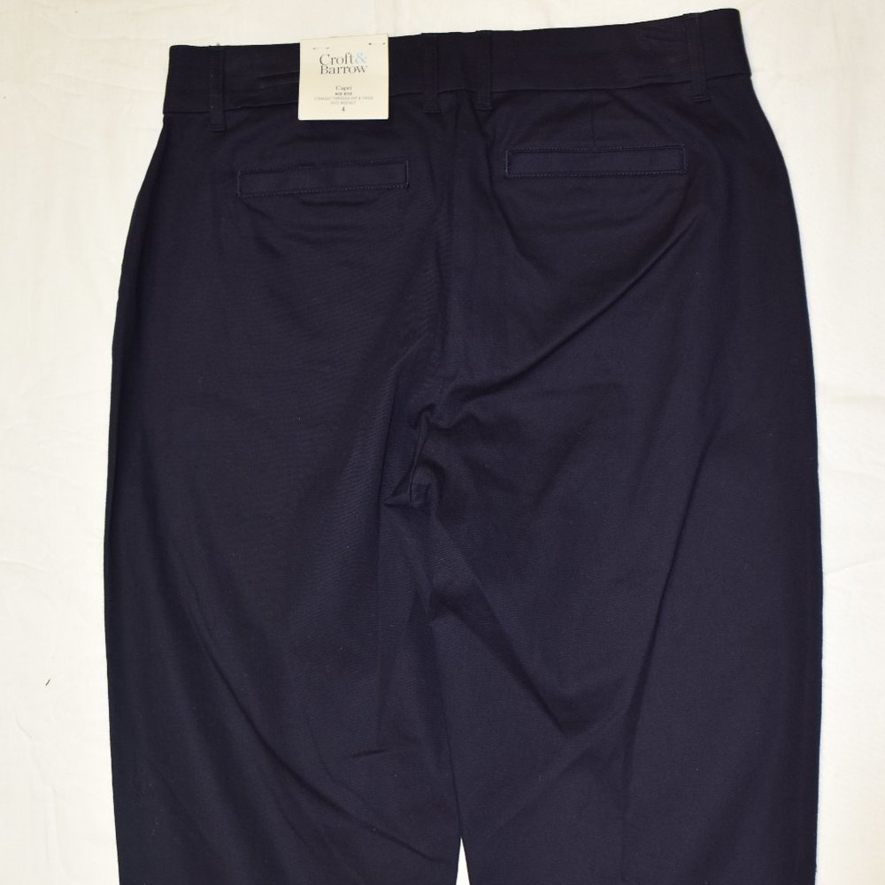 Croft & Barrow Capris Mid Rise Straight Hip